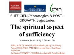 The spiritual aspect of sufficiency