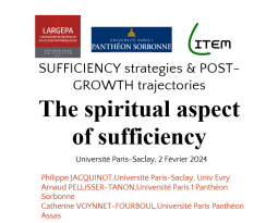 The spiritual aspect of sufficiency